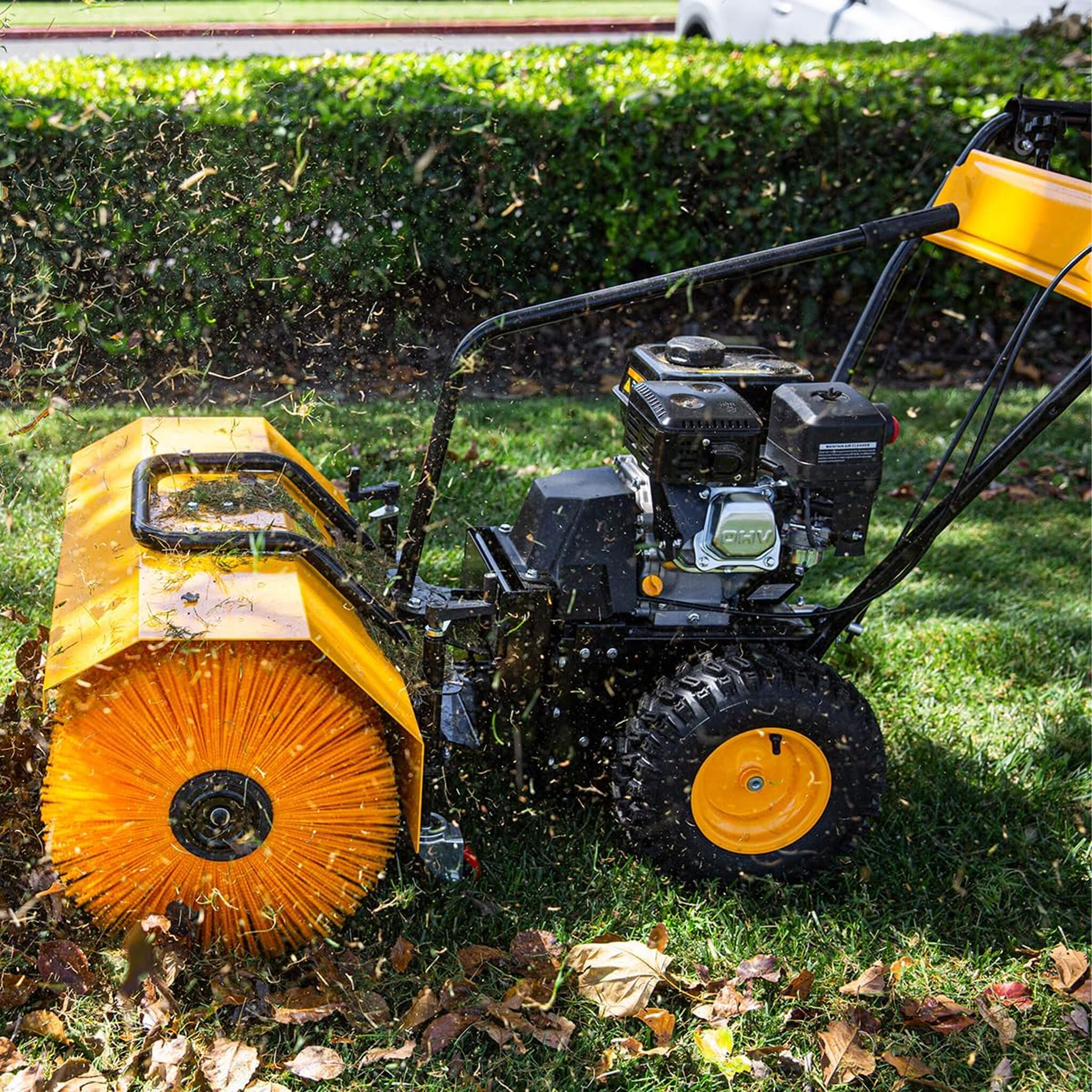 31-Inch 7HP Commercial Gas Walk-Behind Sweeper