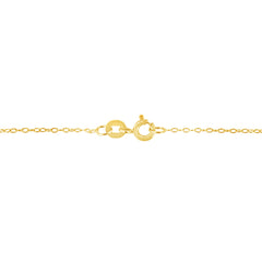 14K Yellow Gold Plated .925 Sterling Silver 4.0 Cttw Diamond Shadow Frame Heart 18" Pendant Necklace (J-K Color, I1-I2 Clarity)