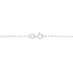 14K White Gold 1/2 Cttw Lab Grown Diamond Modern Bezel-Set Solitaire 16"-18" Pendant Necklace (F-G Color, VS2-SI1 Clarity)