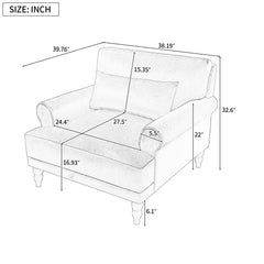 Mirod Elegant Accent Chair
