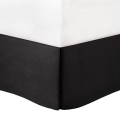 7 Piece Tufted Comforter Set Black Queen