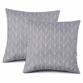 2 Pack Outdoor Throw Pillows, Waterproof & Fade-Resistant (18x18 Inch)