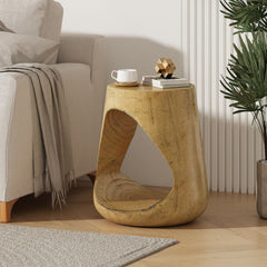 Hollow Side Table, Durable And Weather Resistant