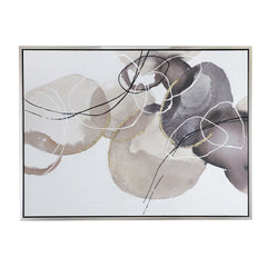 Large Modern Oil Painting Hand Painted Abstract Watercolor Texture - Multicolor