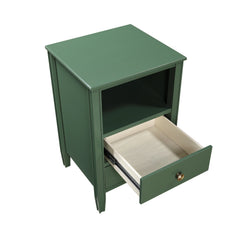 Winston 2-Drawer Storage Nightstand in Vintage Green
