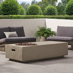 Rectangle 14.75' MGO Fire Pit - 50,000 BTU