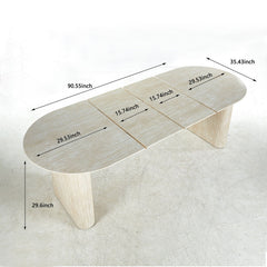 Extensible Table Leg For Dining - Ameican White Oak