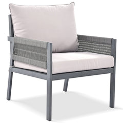 K&K 4-Piece Rope Patio Furniture Set