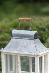 Wooden Candle Lantern Decorative, Hurricane Lantern Holder