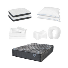 Restonic ComfortCare Hybrid Restful Nights Euro Top Mattress with Bedding Pack Queen