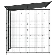 NNEVL Bicycle Shed 190x190x222 cm Steel Black