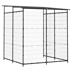 NNEVL Bicycle Shed 190x190x222 cm Steel Black