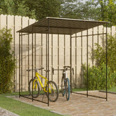 NNEVL Bicycle Shed 190x190x222 cm Steel Black