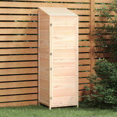 vidaXL Outdoor Storage Shed Garden Shed Wooden Storage Shed Solid Fir Wood