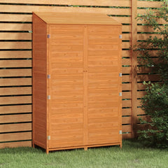 vidaXL Outdoor Storage Shed Garden Shed Wooden Storage Shed Solid Fir Wood
