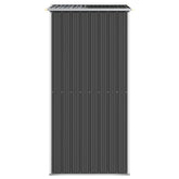 NNEVL Garden Shed Anthracite 192x108x223 cm Galvanised Steel