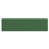 NNEVL Garden Shed Green 192x772x223 cm Galvanised Steel