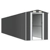 NNEVL Garden Shed Anthracite 192x938x223 cm Galvanised Steel