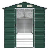 NNEVL Garden Shed Green 191x895x198 cm Galvanised Steel