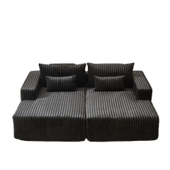 87' Oversized Sectional Lounge Chaise