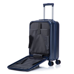14'/20' 2-Piece ABS Spinner Wheel Luggage Set with Combination Lock