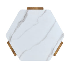 31-Inch Modern-Style Hexagonal Coffee Table