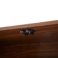 wave pattern sideboard storage cabinet