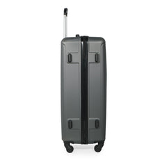 7-Piece Luggage Set ABS Lightweight & Durable Suitcase with Spinner Wheels TSA Lock (20/24/28) Dark Grey