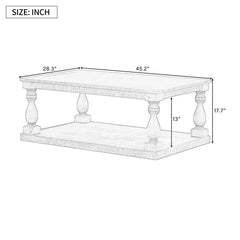 Vintage Coffee Table Classic Living Room