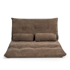 6-Position Adjustable Sleeper Lounge Couch with 2 Pillows
