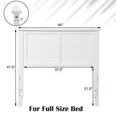 Solid Wood Flat Panel Headboard for Twin-size Bed