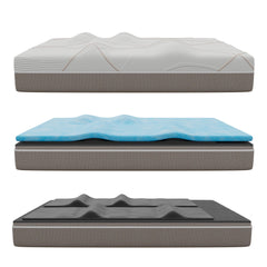 Ghostbed massage mattress hybrid profile