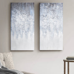 Frosted Reverie™ Winter Glaze Diptych Canvas Art Set