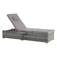 Outdoor Chaise Lounge Chair Set of 2 with Patio Pool Chairs Tanning Lounges