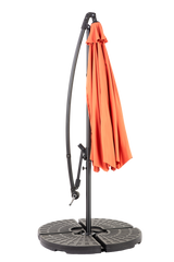 10ft Offset Hanging Market Patio Umbrella with Easy Tilt Adjustment