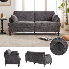 2 Seater Sofa With LED Light, USB Charging Port, And Storage Bag