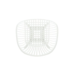 Modern Mykonos Outdoor Dining Chairs Set of 2 with Weather-Resistant White Plastic Resin