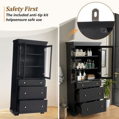 Modern Freestanding Tall Bathroom Cabinet