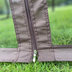 13 x 10 ft Patio Gazebo Tent with Ventilated Double Roof and Mosquito Net