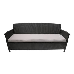 St Lucia Three-Seater Outdoor Woven Sofa