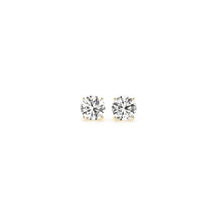 1/2 cttw Lab Grown Round Diamond Stud Earrings 14k Yellow Gold (G/VS2)
