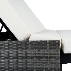 TREXM Outdoor Daybed with Adjustable Backrest