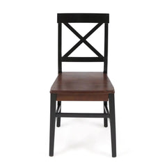 Plethora Dining Chair With X-Shaped Back (Set of 2)