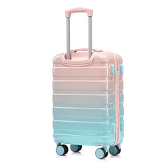 14"/20" 2-Pcs PC Spinner Wheel Carry On Luggage Set