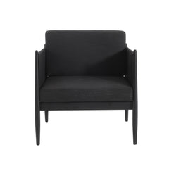 Dawson Outdoor Patio 2pcs Black Aluminum Club Chair Set with Water-Resistant Cushions