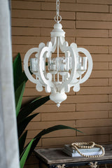 Farmhouse 6-Light Wood Chandelier Pendant Light Fixture
