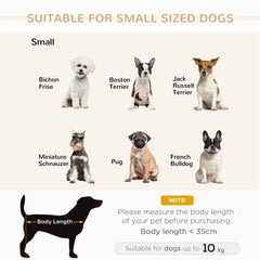 PawHut Luxury Fancy Dog Bed for Small Dogs with Hidden Storage