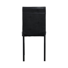 Metal Frame Dining Seats (Set of 4) - Black