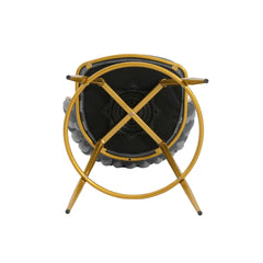 Modern Low Back Upholstered Counter Height Bar Stools (Set of 2)