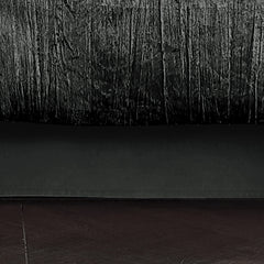 Turin 7 Piece Charcoal Crinkle Velvet Comforter Ensemble